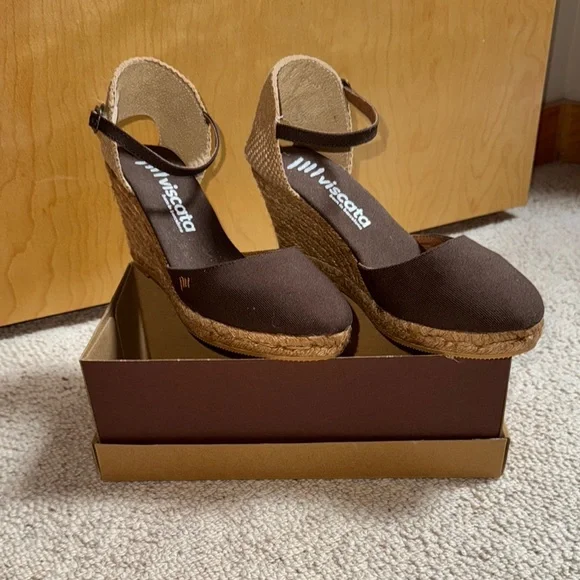 Viscata Satuna Canvas Espadrille Wedges - Picture 2 of 6